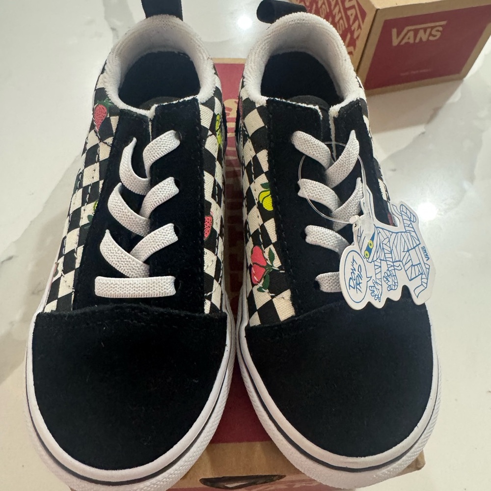 Brand new Vans, kid size 8.